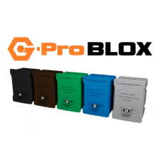 G-Pro Blox 5-Way 100A single pole terminal block BLACK 5-pack